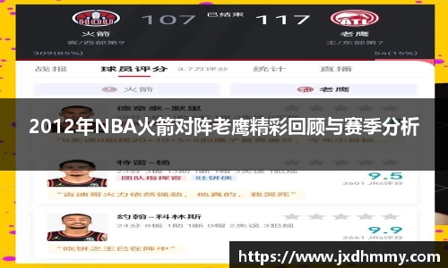 2012年NBA火箭对阵老鹰精彩回顾与赛季分析